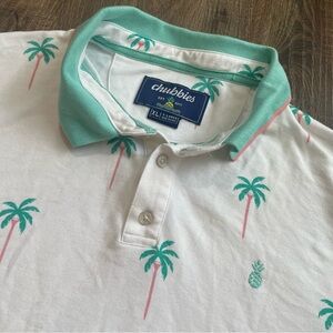 Chubbies Palm Tree Polo Shirt‎ XL